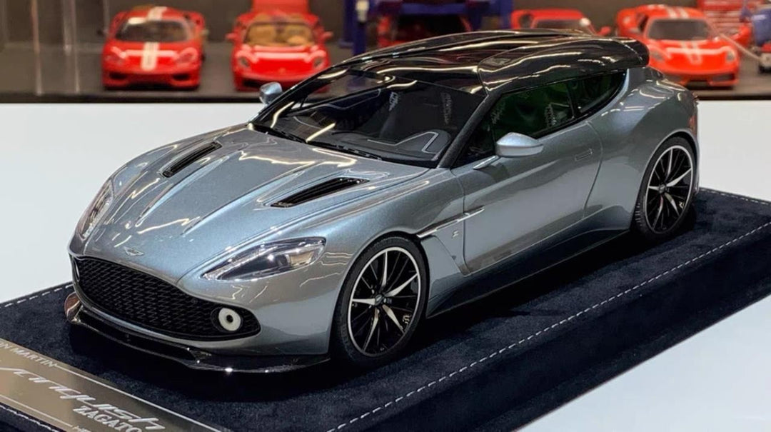 Aston Martin Vanquish Zagato (Metallic Dark Gray) [Henson&Heaven] 1/18 scale