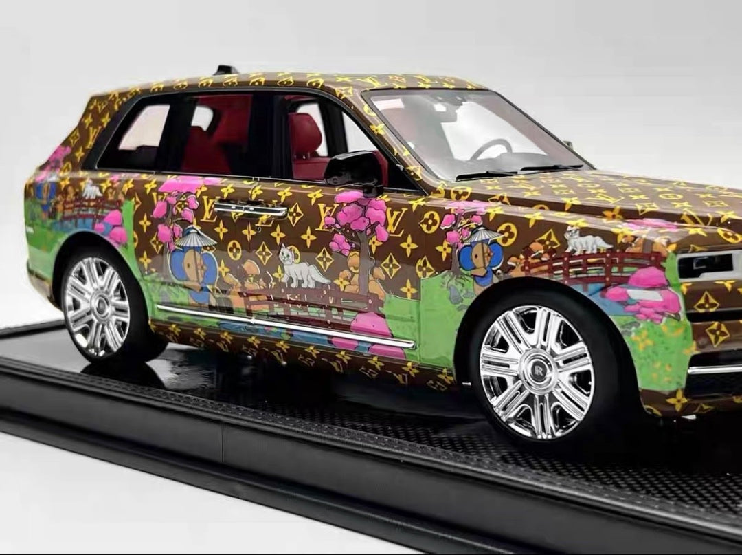 Rolls-Royce Cullinan (Brown LV Monogram) [Henson&Heaven] 1/18 scale