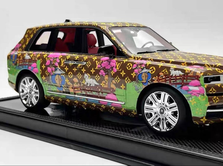 Rolls-Royce Cullinan (Brown LV Monogram) [Henson&Heaven] 1/18 scale