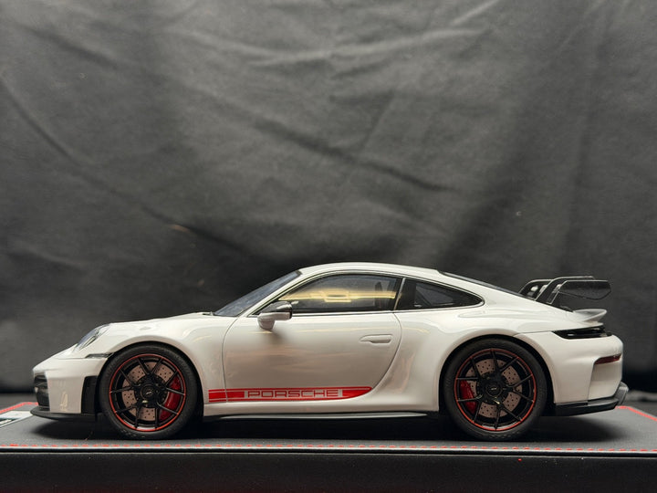 Porsche 911 GT3 (White/ Red) [IVY Model] 1:18 scale