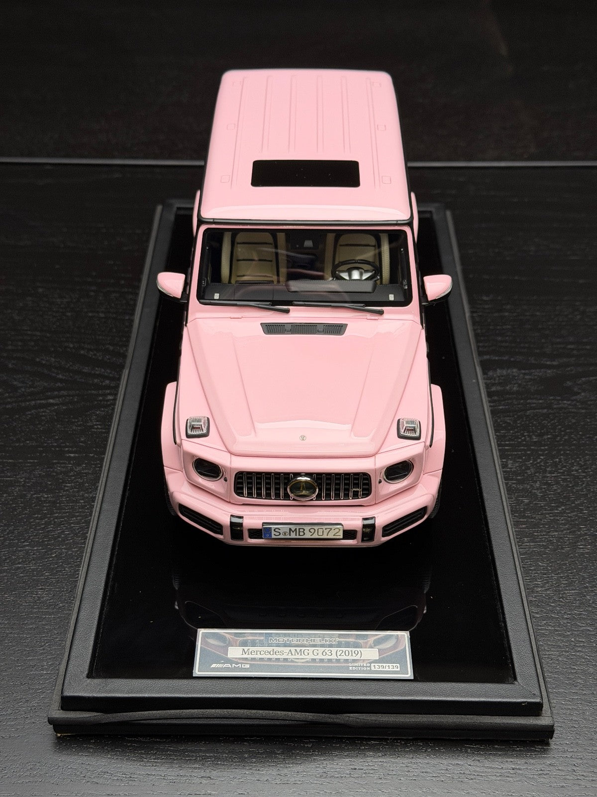 Mercedes-AMG G63 (Pink) [Motorhelix] 1/18 scale – Collectors Cartel