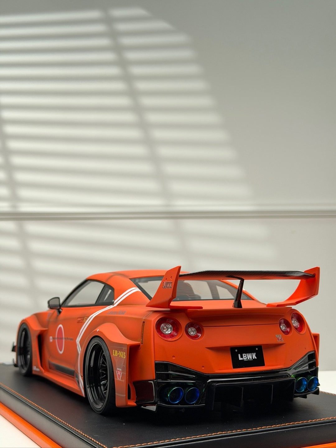 Nissan R35 GT-RR LBWK (Matte Orange Zero Fighter) [IVY Model] 1/12 scale