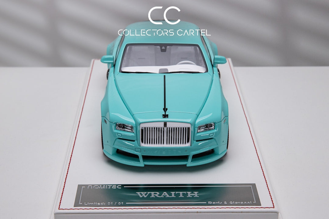 Rolls-Royce Wraith NOVITEC (Gloss Blue) [Davis & Giovanni] 1/18 scale - 1 OF 1