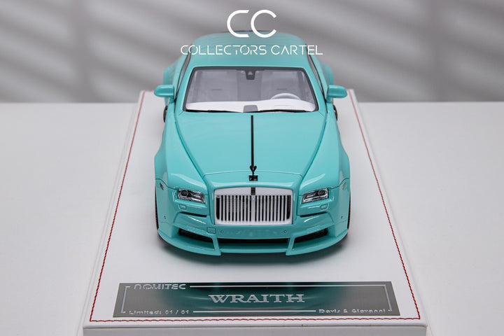 Rolls-Royce Wraith NOVITEC (Gloss Blue) [Davis & Giovanni] 1/18 scale - 1 OF 1