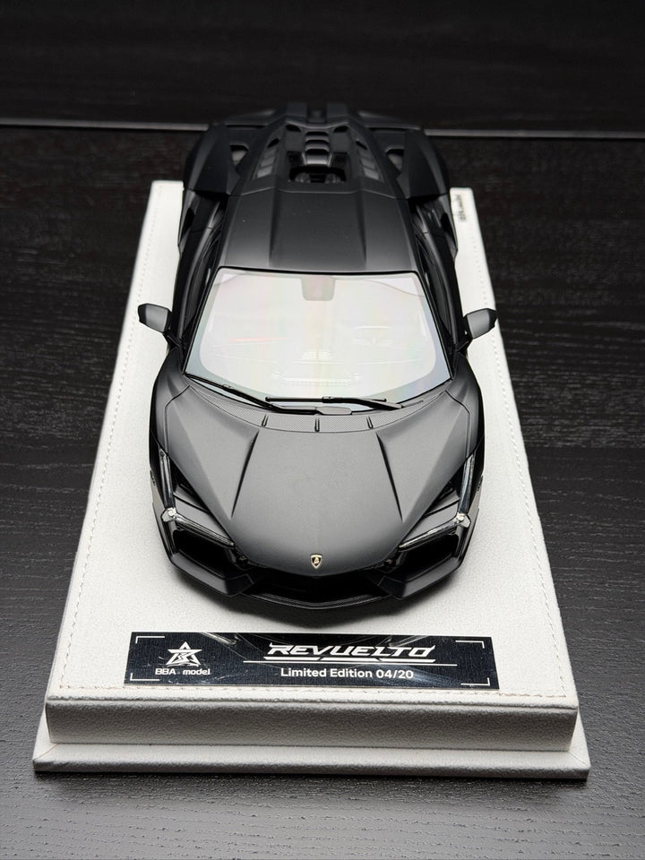 Lamborghini Revuelto (Matte Black) [BBA Model] 1/18 scale