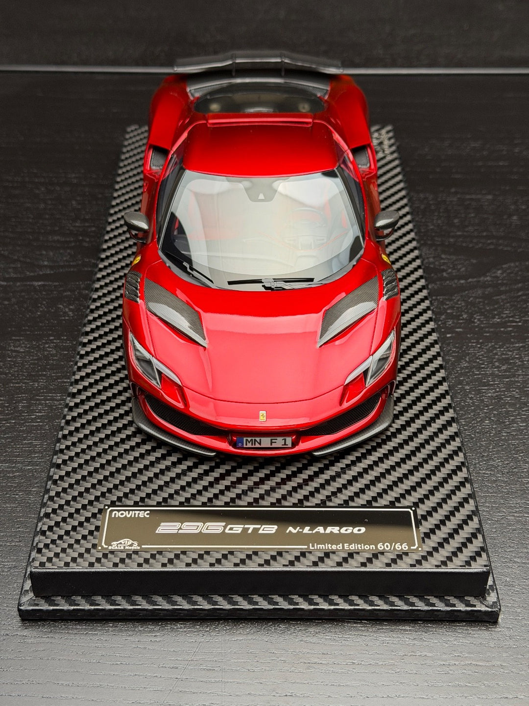 Ferrari 296 GTB N-LARGO NOVITEC (Red) [VIP scale Models] 1/18 scale