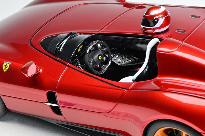 Ferrari Monza SP1 (Rosso Magma/ with Helmet) [Hermez Collection] 1/18 scale