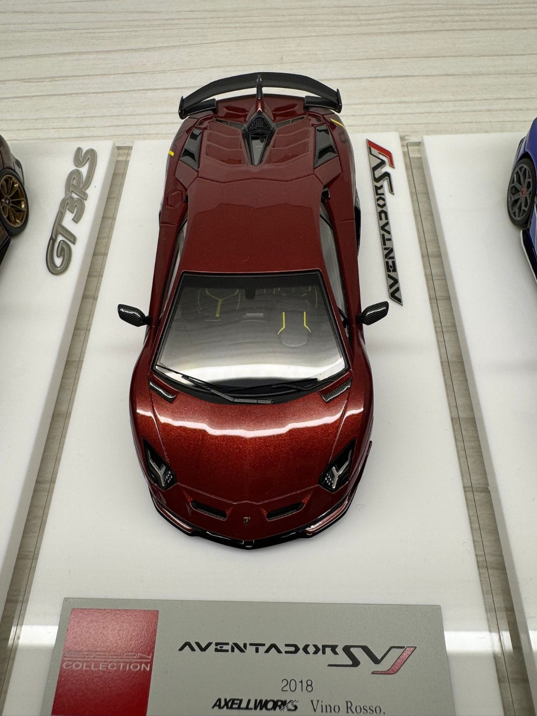 Lamborghini Aventador SVJ (Vino Rosso) [Make Up AXELLWORKS] 1:43 scale