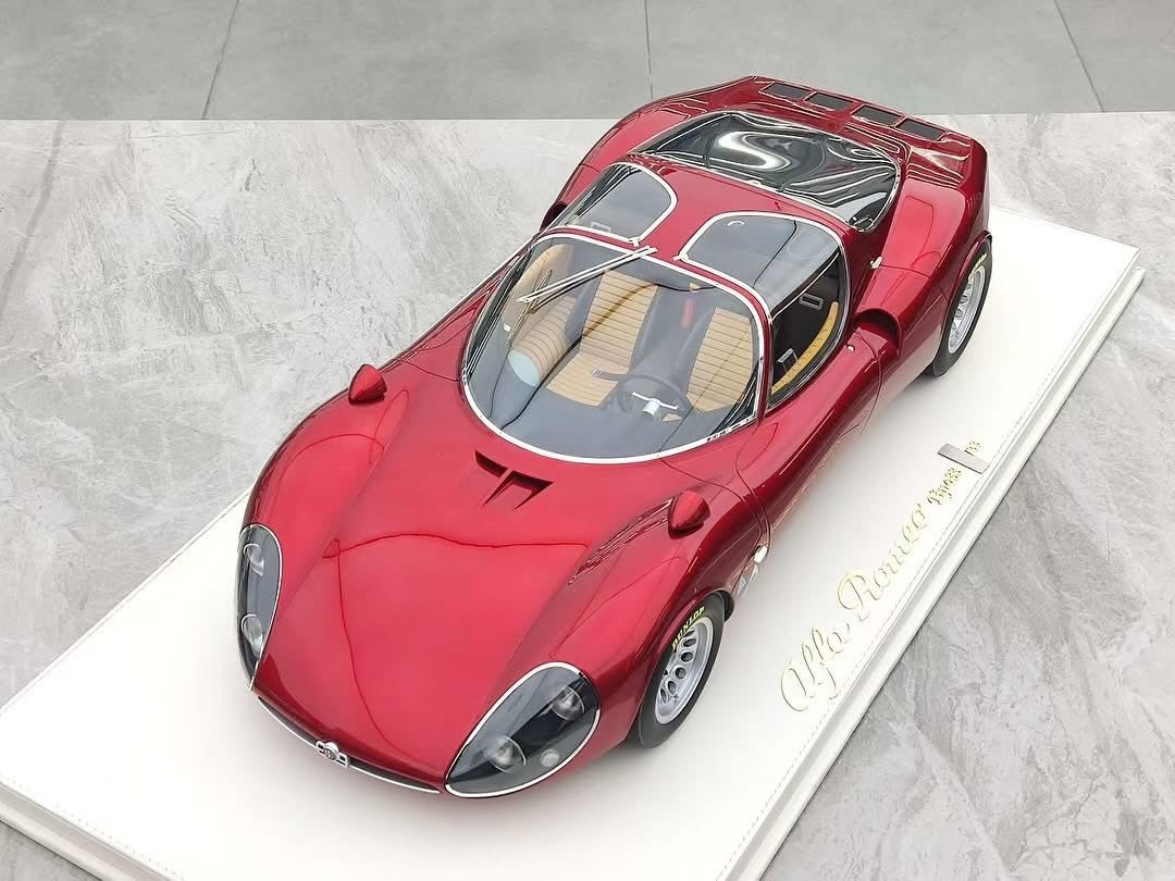 Alfa Romeo Tipo 33 Stradale (Metallic Red) [DMH] 1:8 scale