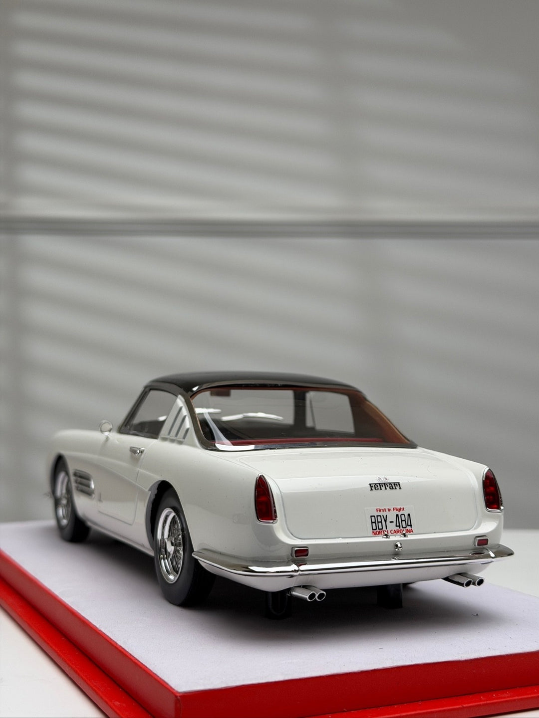 1956 Ferrari 410 Superamerica (White) [Hand Build Model] 1/18 scale