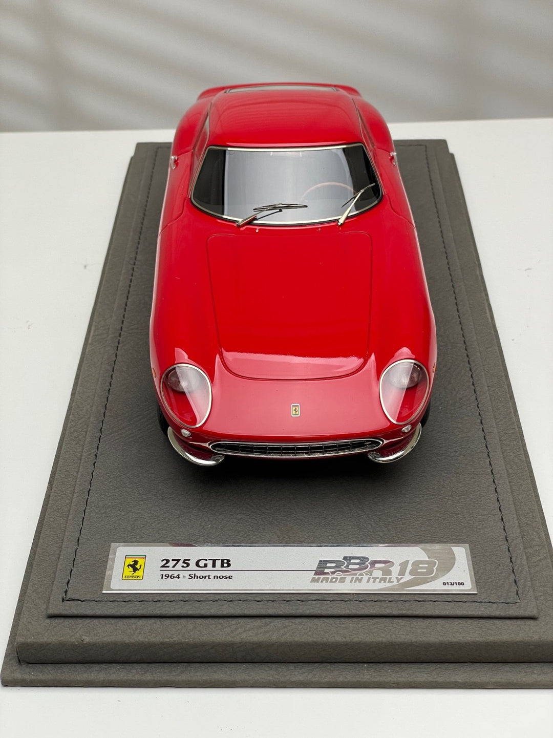 Ferrari 275 GTB Short Nose 1964 (Rosso Corsa) [BBR] 1:18 scale