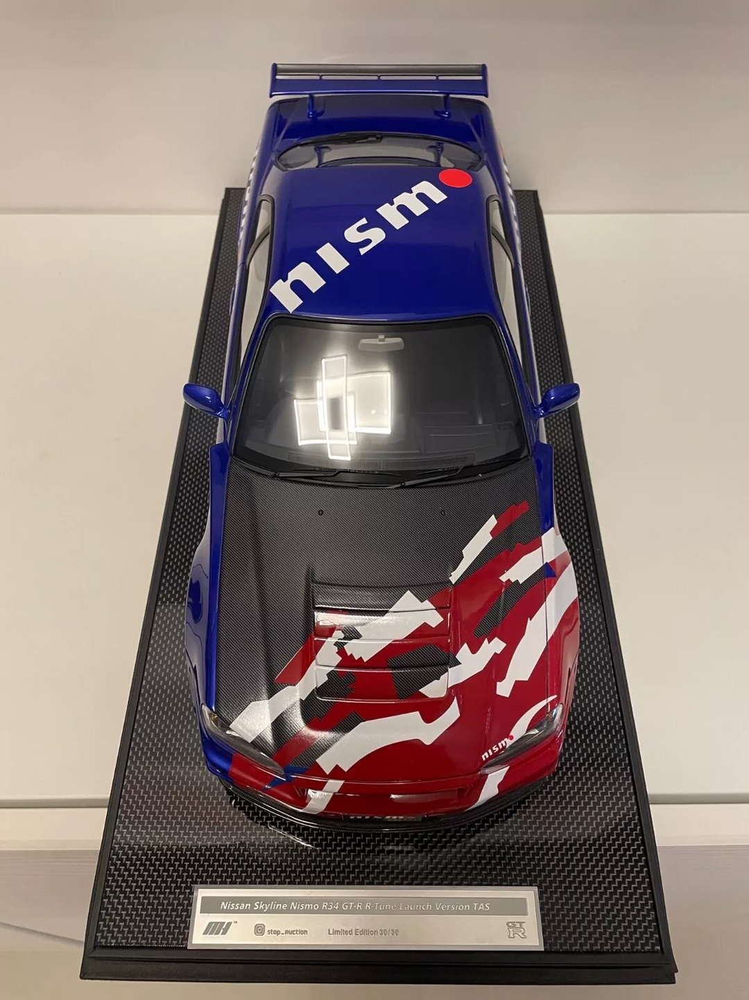 Nissan Skyline Nismo R34 GT-R R-Tune (Launch Version TAS) [+Engine] 1:12 scale