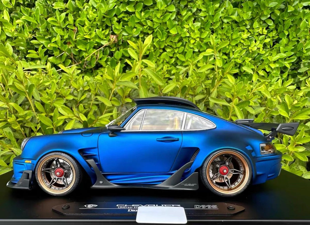 Porsche 911 "CHEVALIER" D995 (Matte Blue) [DreamWalkers] 1/18 scale