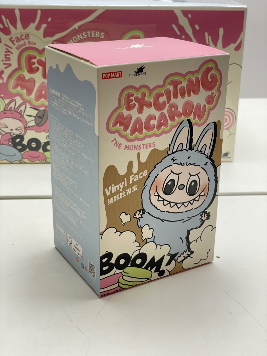 NEW! Authentic Pop Mart Labubu Monsters Exciting Macaron Vinyl (1 Blind Box)