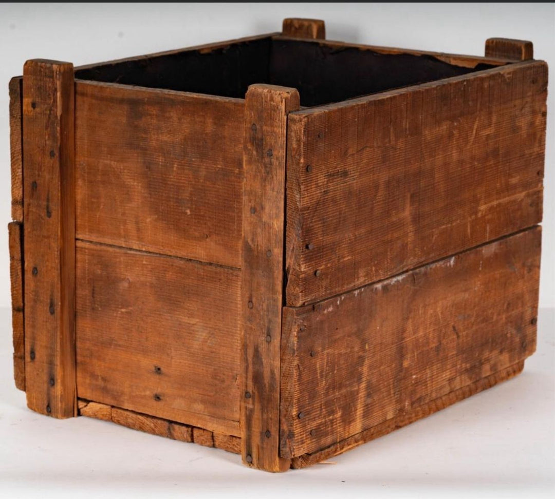 Real Wooden Crate From Bugatti Automobiles Factory - Late 1920s/ Mid 1930s