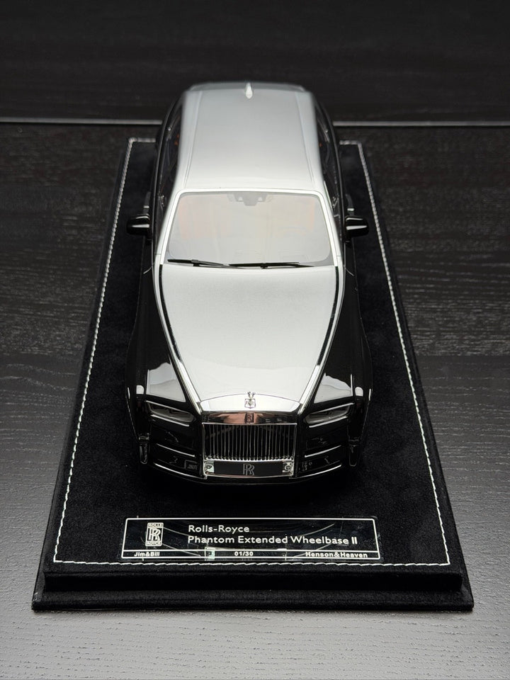 Rolls-Royce Phantom Series II Long Wheelbase (Silver/ Black) [H&H] 1/18 scale