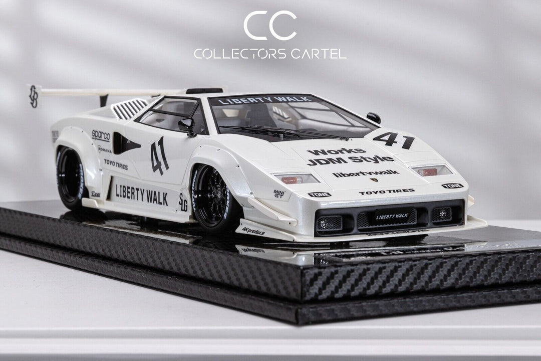 Lamborghini Countach LBWK (White LBWK Livery) [VIP Scale Models] 1/18 scale