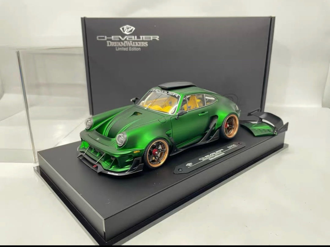 Porsche 911 "CHEVALIER" D995 (Matte Green) [DreamWalkers] 1/18 scale