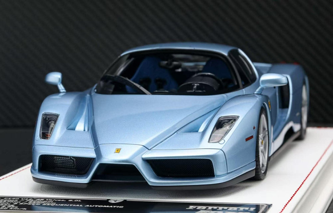 Ferrari Enzo (Ice Blue/ Blue Interior) [Davis & Giovanni] 1:18 scale