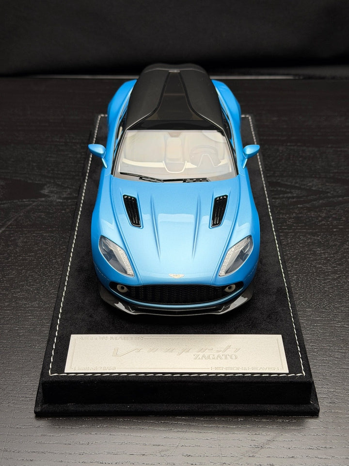 Aston Martin Vanquish Zagato (Blue) [Henson&Heaven] 1/18 scale