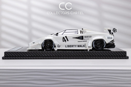Lamborghini Countach LBWK (White LBWK Livery) [VIP Scale Models] 1/18 ...