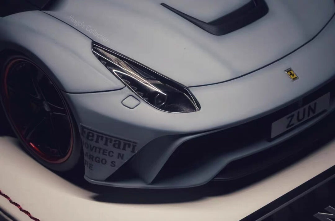 Ferrari F12 N-LARGO S NOVITEC (Matte Gray/ ZUN) [Davis & Giovanni] 1:18 scale