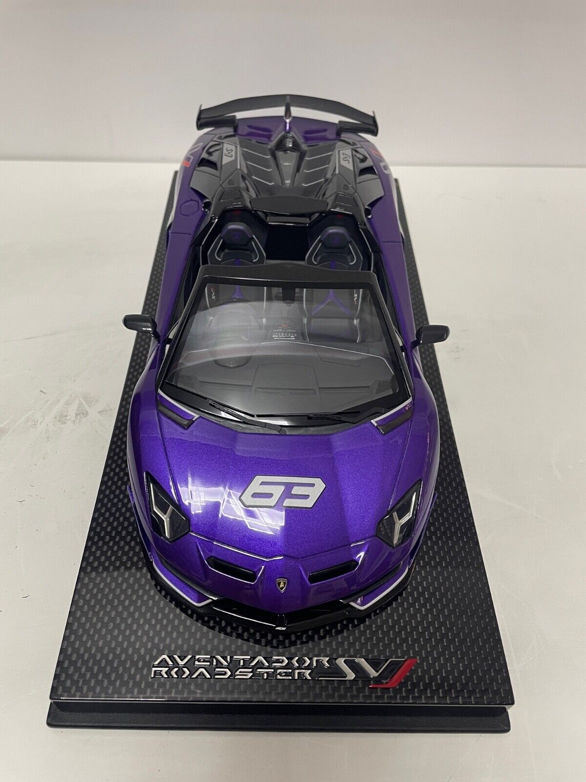 Lamborghini Aventador SVJ Roadster (Purple 63) [MR Collections] 1