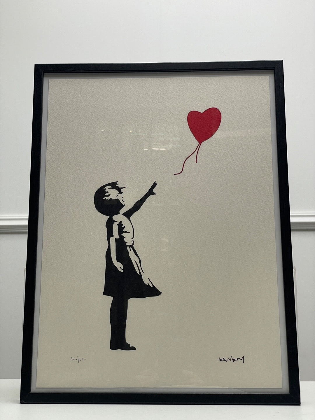 Banksy - "Girl with balloon" Signed Lithograph #40 of 150