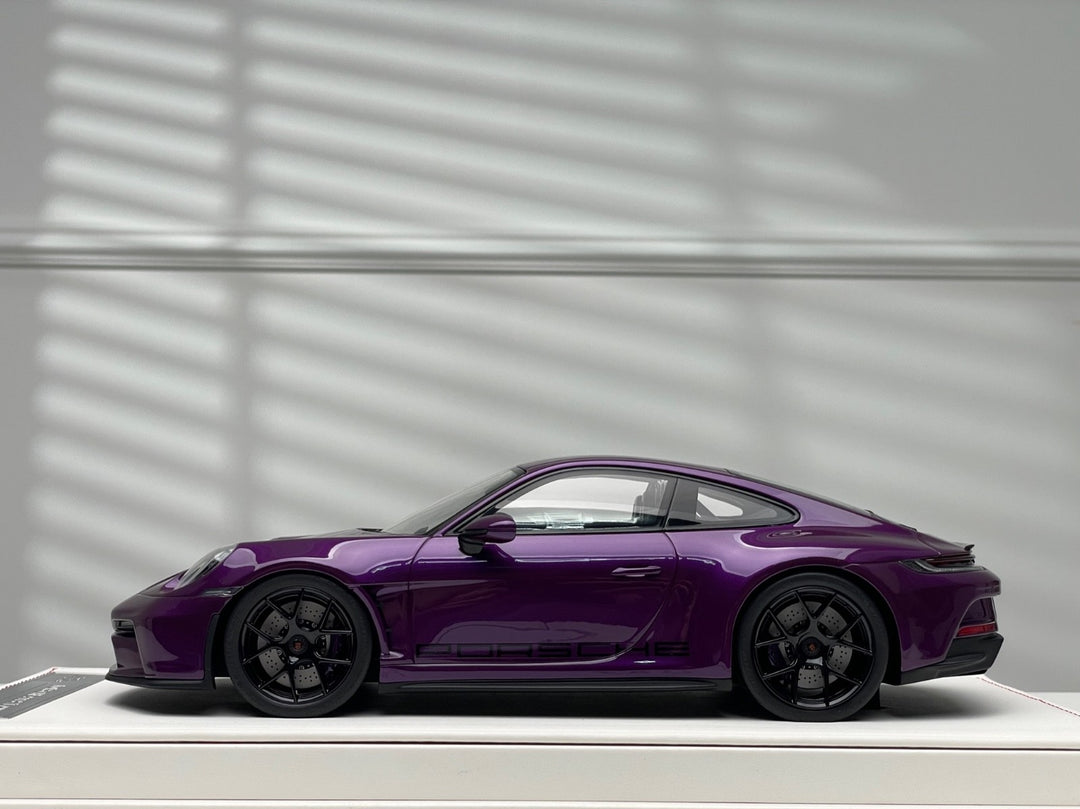 Porsche 911 S/T (Purple/ Black Rims) [Ivy Merit Model] 1/18 scale