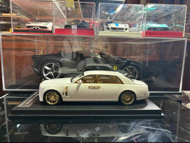 Rolls-Royce Phantom Mansory (White/ Gold) [Muse's Secret] 1:18 scale