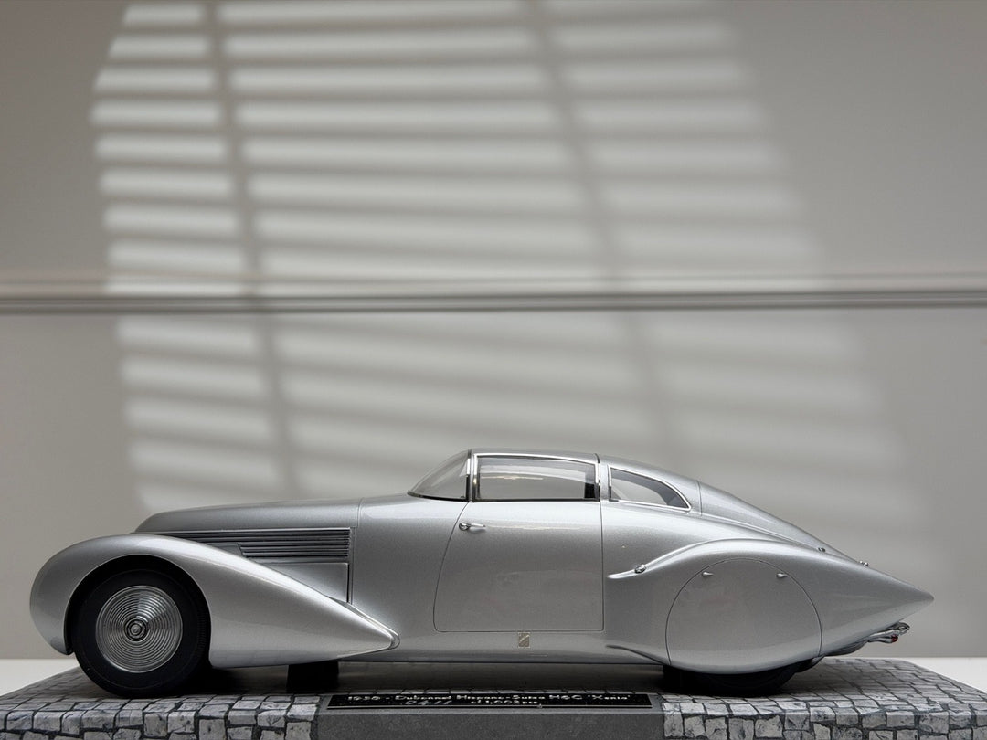 1938 HISPANO SUIZA H6C XENIA DUBONNET 2-DOOR (Silver) [MINICHAMPS] 1/18 scale