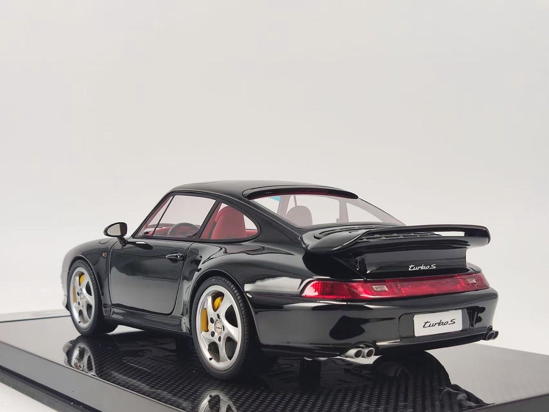 Porsche 911 Turbo S (Black) [Dino Model] 1/18 scale