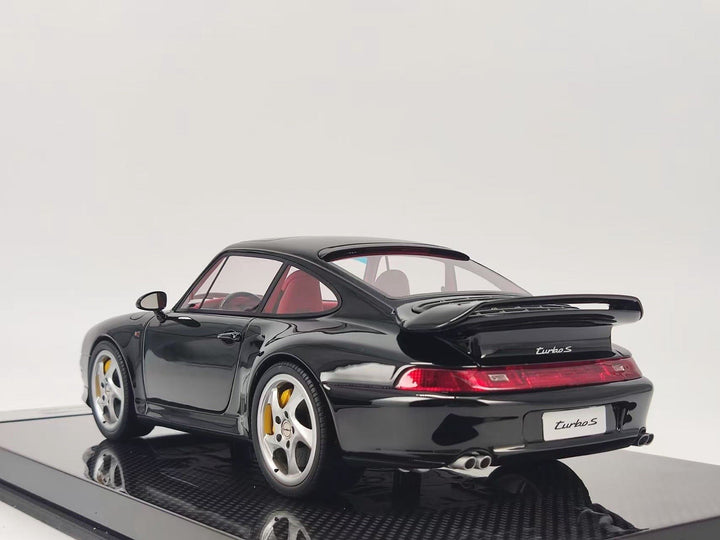 Porsche 911 Turbo S (Black) [Dino Model] 1/18 scale