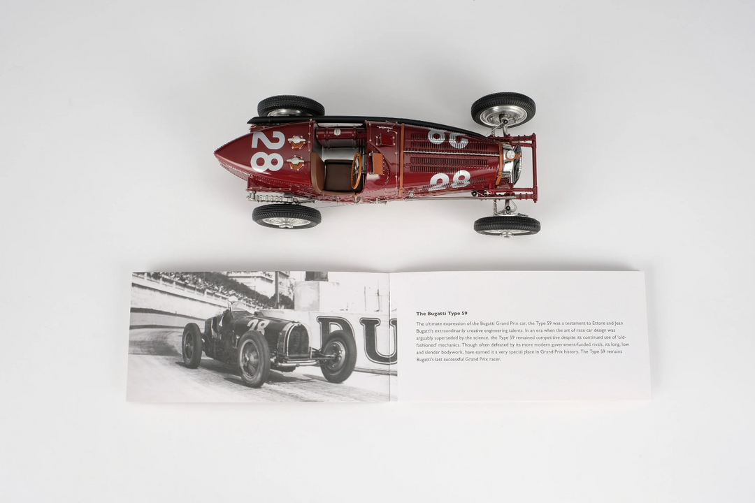 BUGATTI TYPE 59 (1934 MONACO GRAND PRIX - NUVOLARI) [Amalgam] 1:18 scale