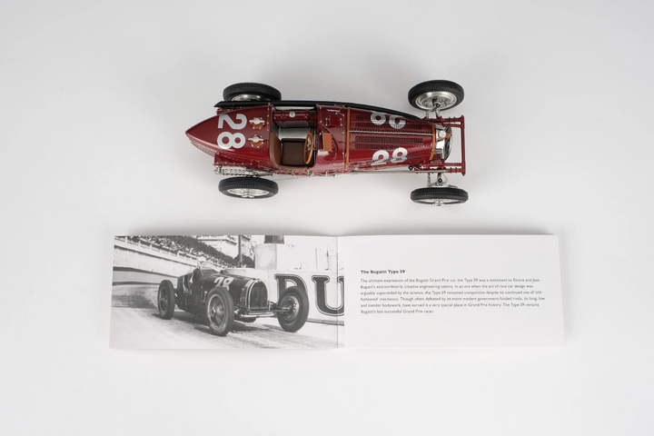 BUGATTI TYPE 59 (1934 MONACO GRAND PRIX - NUVOLARI) [Amalgam] 1:18 scale
