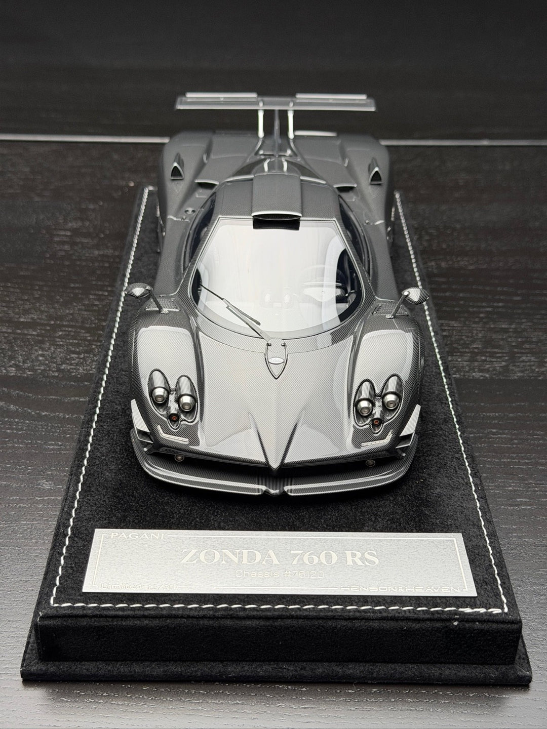 Pagani Zonda 760 RS (Carbon Fiber) [Henson&Heaven] 1/18 scale