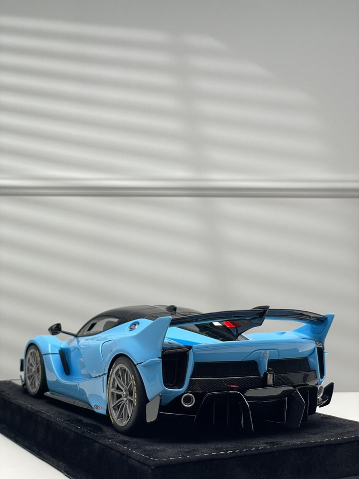 Ferrari FXX-K EVO (Baby Blue) [Henson&Heaven] 1/18 scale