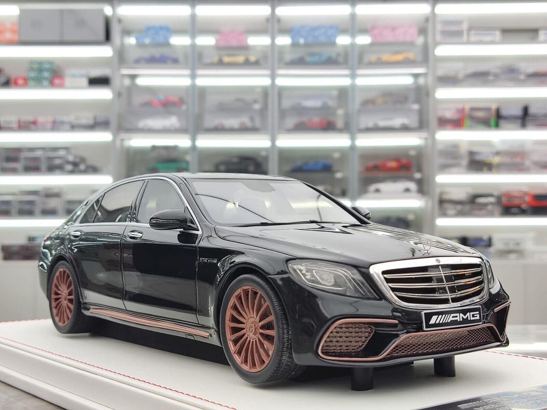 Mercedes-Benz S65 AMG (Black) [Vehicle Art] 1/18 scale