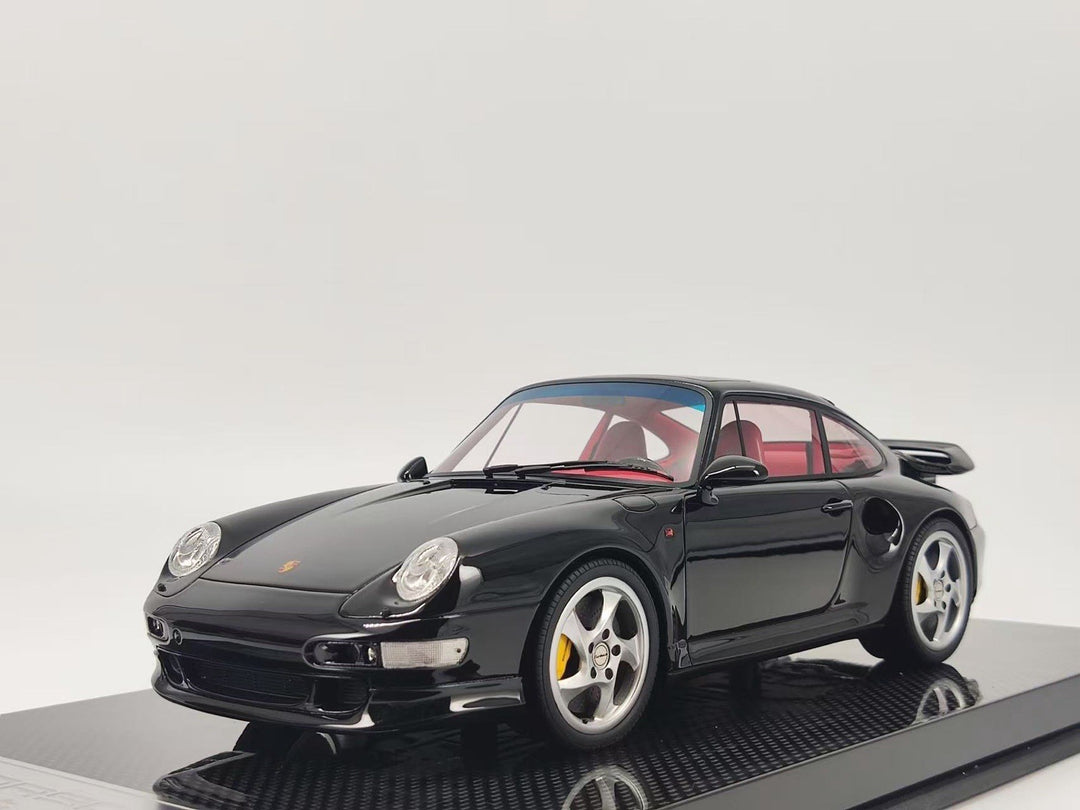 Porsche 911 Turbo S (Black) [Dino Model] 1/18 scale