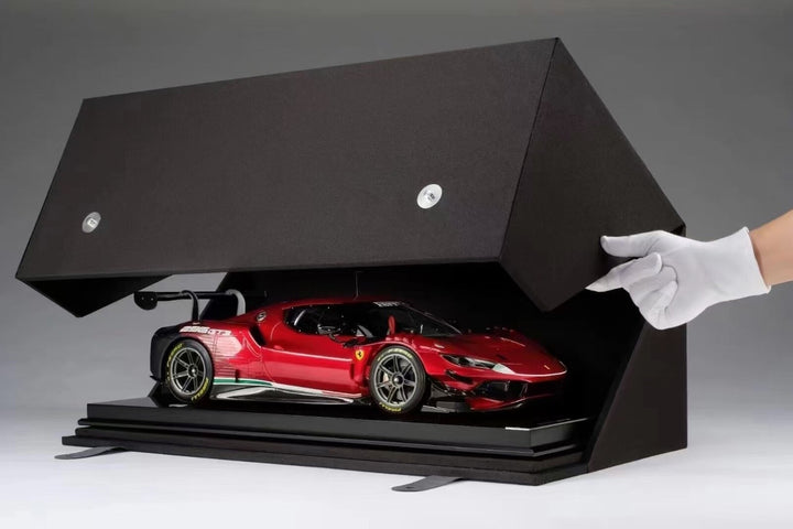 Ferrari 296 GT3 (Rosso Corsa) [Fully opening] By: Amalgam 1:8 scale