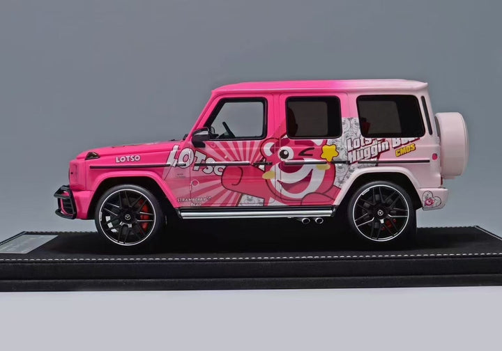 Mercedes-Benz AMG G63 (Pink Lots-o'-Huggin' Bear Decals)[Vehicle Art] 1/18 scale