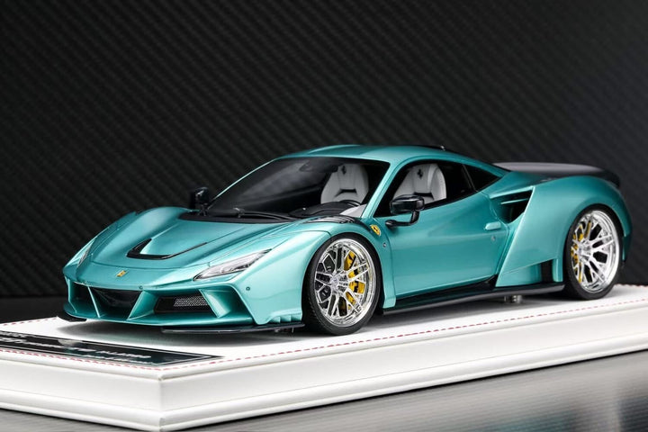 Ferrari F8 Tributo N-LARGO NOVITEC (Metallic Blue) [Davis & Giovanni] 1:18 scale
