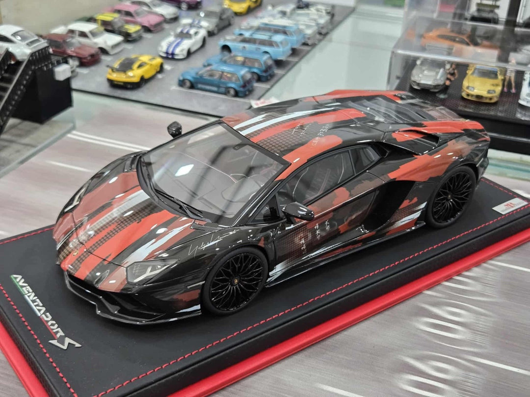 Lamborghini Aventador S (Yohji Yamamoto Edition) [MR Collection] 1/18 scale
