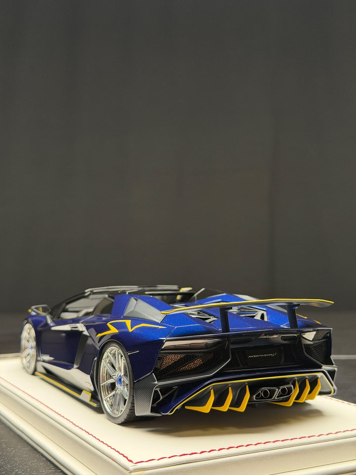 Lamborghini Aventador SV Roadster LBWK (Met. Blue) [Davis & Giovanni] 1:18 scale