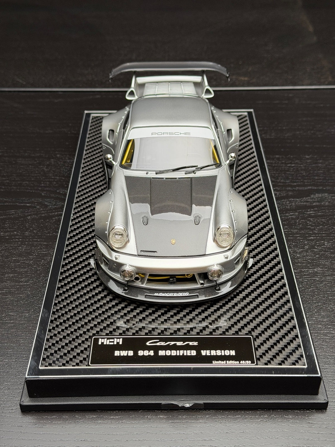 Porsche Carrera RWB 964 Modified Version (Silver) [MCM] 1/18 scale