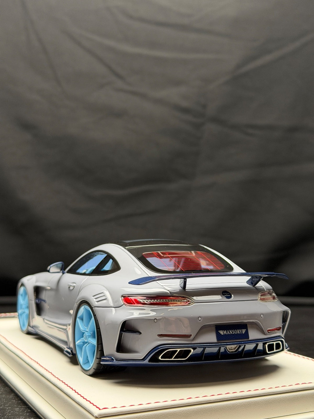Mercedes-Benz AMG GT Mansory (Gray/ Blue) [Davis & Giovanni] 1/18 scale - 1 OF 1