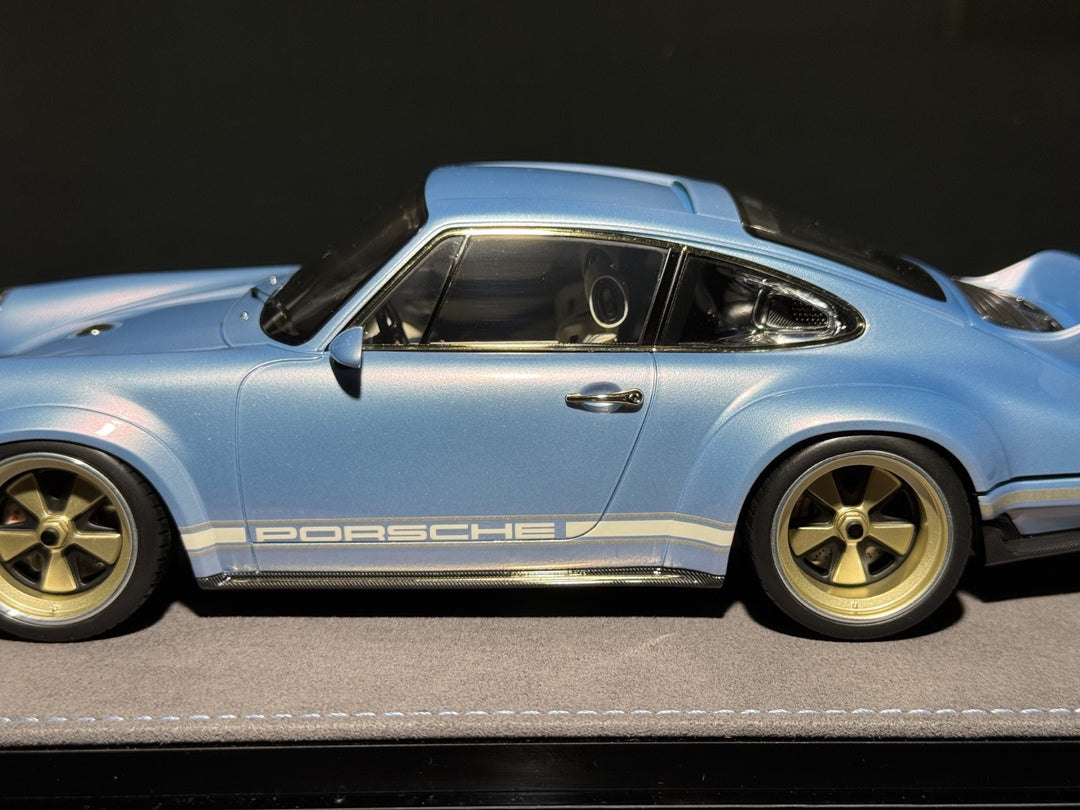 Porsche 911 Singer DLS (Sky Cyan Exclusive Edition) [Make up Eidolon] 1/18 scale