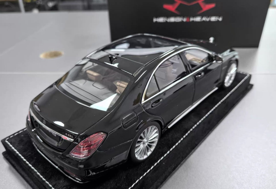 Mercedes-Benz AMG S65 L (Black) [Henson&Heaven] 1/18 scale