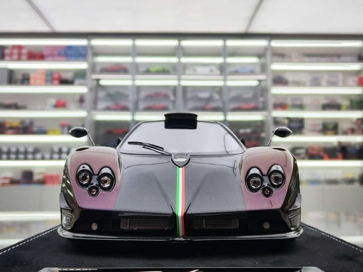 Pagani Zonda Cinque (Chameleon Purple/ Carbon) [Henson & Heaven] 1/18 scale