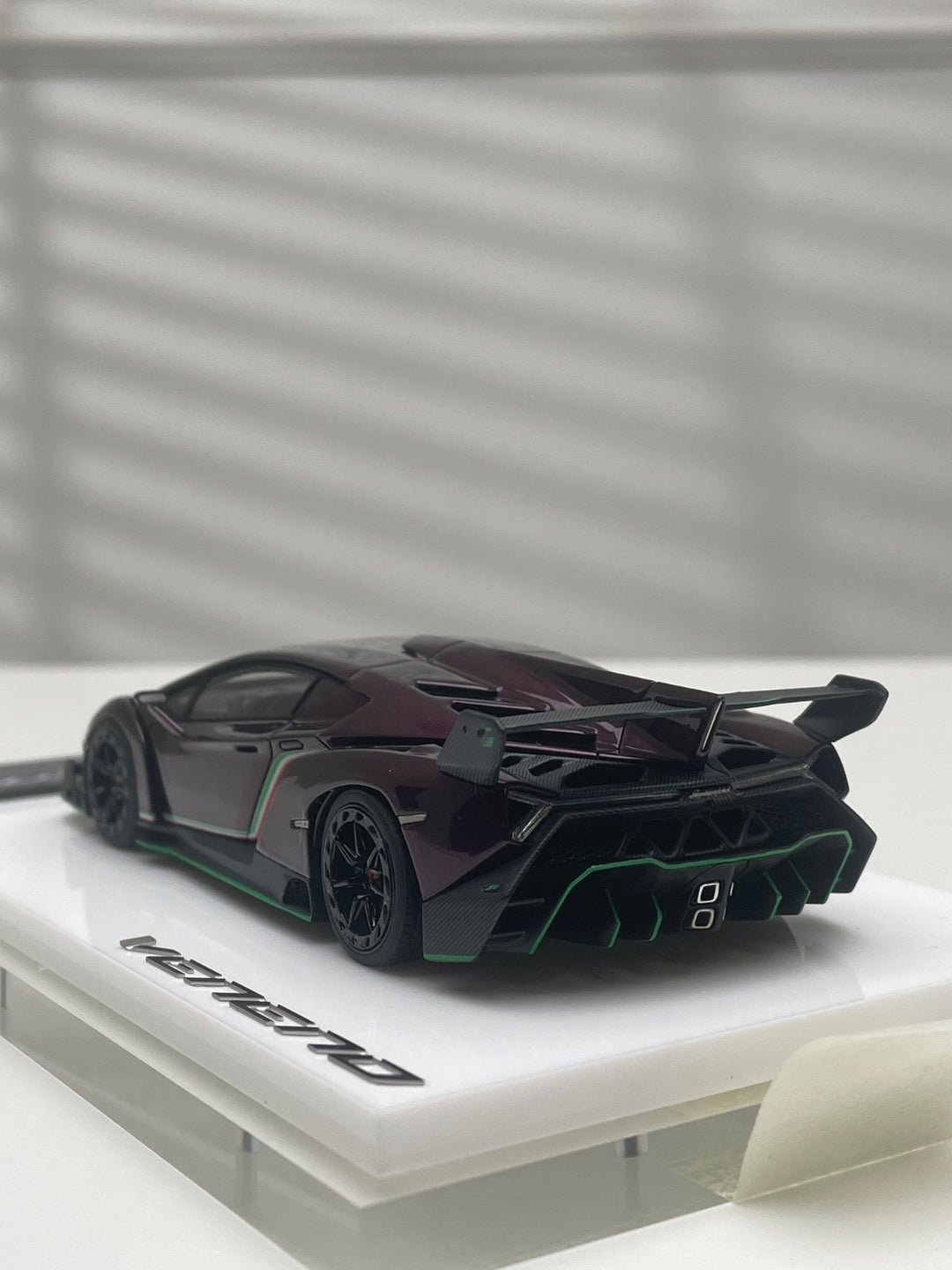 Lamborghini Veneno (Alba Cielo) [Make Up AXELLWORKS] 1:43 scale